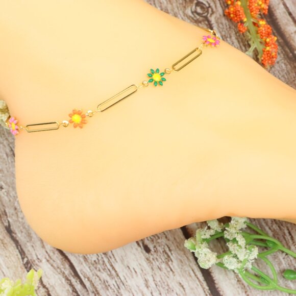 "Dainty Anklet for Women – Elegant Everyday Jewelry & Perfect Gift | MLCRC1409 - Picture 2 of 10